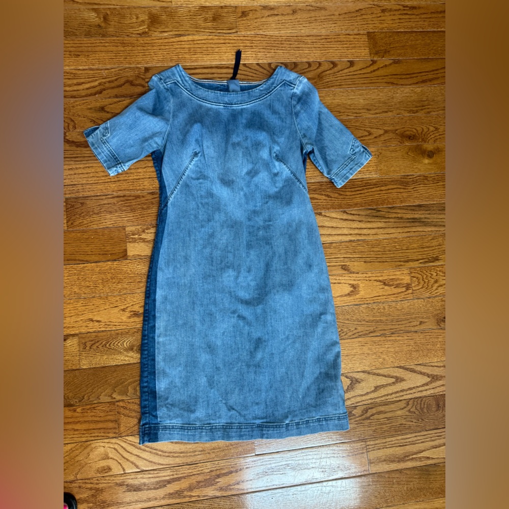 Boden Rhea‎ Denim Jean Knee Length Dress, Size US/4 - Picture 9 of 11